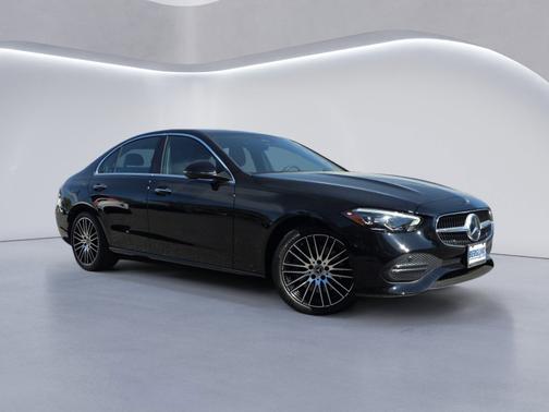 Black 2025 Mercedes-Benz C-Class C 300 4MATIC