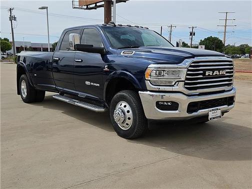Blue 2022 RAM 3500 Longhorn