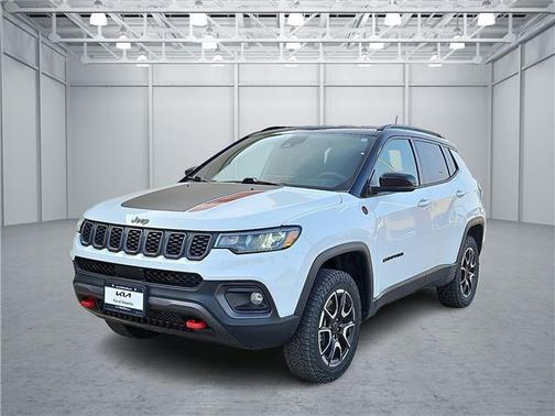 White 2025 Jeep Compass Trailhawk