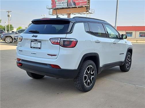 White 2025 Jeep Compass Trailhawk