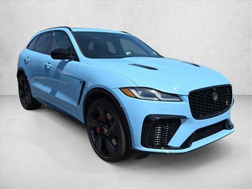 Chalk Blue 2026 Jaguar F-PACE SVR P550 AWD Automatic