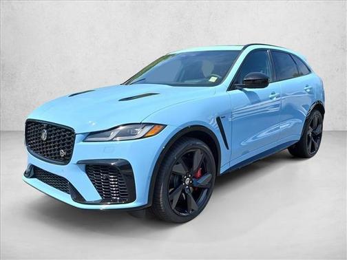 Chalk Blue 2026 Jaguar F-PACE SVR P550 AWD Automatic