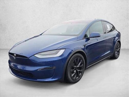 Deep Blue Metallic 2022 Tesla Model X Dual Motor All-Wheel Drive