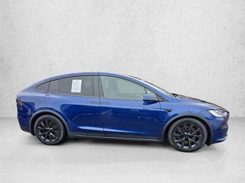 Deep Blue Metallic 2022 Tesla Model X Dual Motor All-Wheel Drive