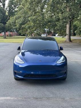 Deep Blue Metallic 2021 Tesla Model Y Long Range