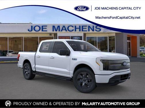 SPACE WHITE METALLIC 2025 Ford F-150 Lightning Flash