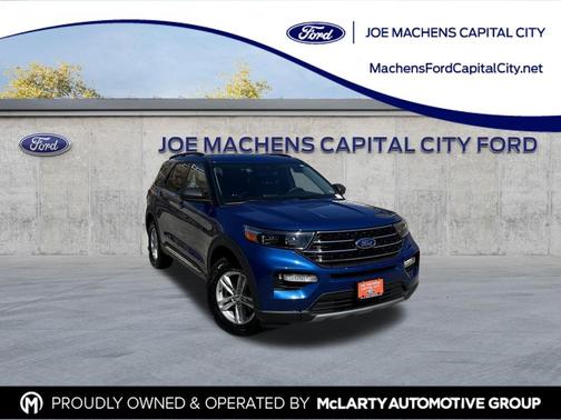 ATLAS BLUE METALLIC 2021 Ford Explorer XLT