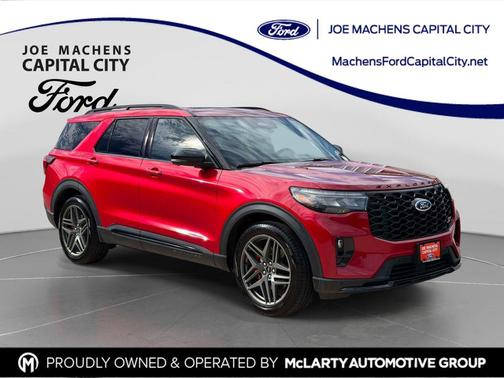 Rapid Red Metallic Tinted Clearcoat 2025 Ford Explorer ST