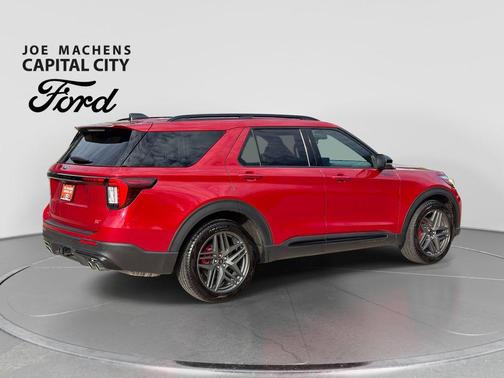 Rapid Red Metallic Tinted Clearcoat 2025 Ford Explorer ST