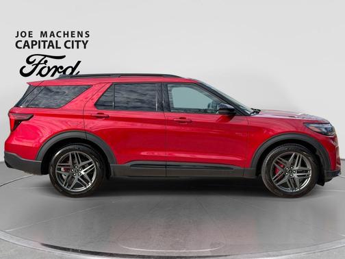 Rapid Red Metallic Tinted Clearcoat 2025 Ford Explorer ST