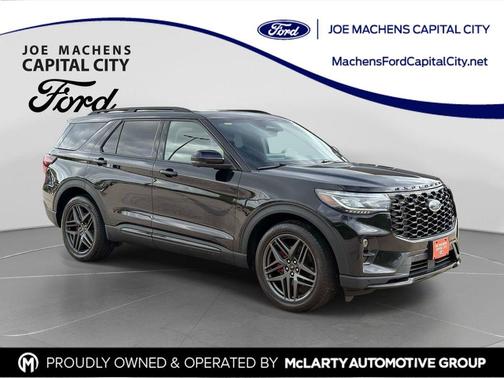 Agate Black Metallic 2025 Ford Explorer ST