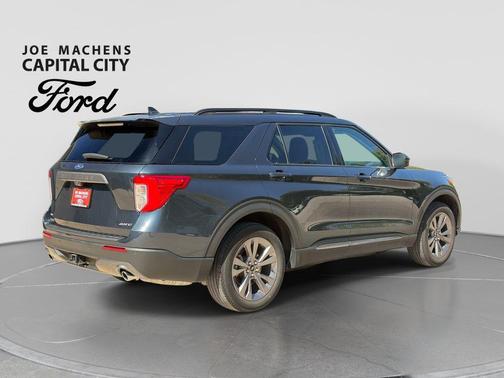 Blue Metallic 2024 Ford Explorer XLT