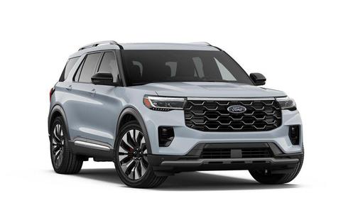 Space White Metallic 2026 Ford Explorer Platinum