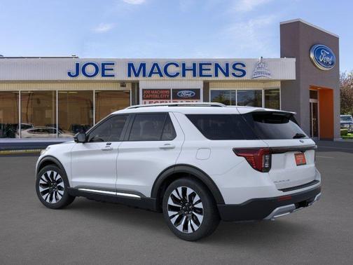 Space White Metallic 2026 Ford Explorer Platinum