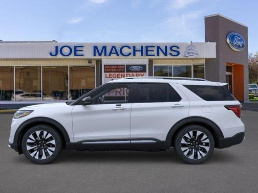 Space White Metallic 2026 Ford Explorer Platinum