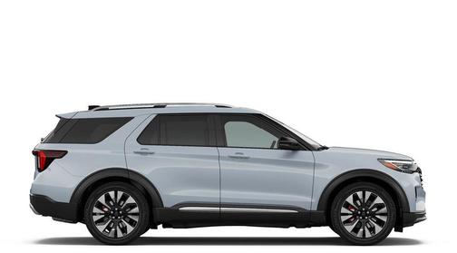 Space White Metallic 2026 Ford Explorer Platinum