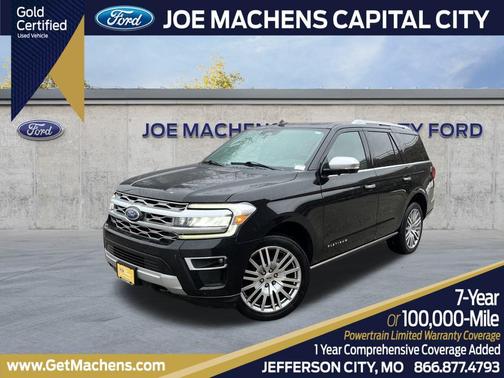 AGATE BLACK METALLIC 2023 Ford Expedition Platinum