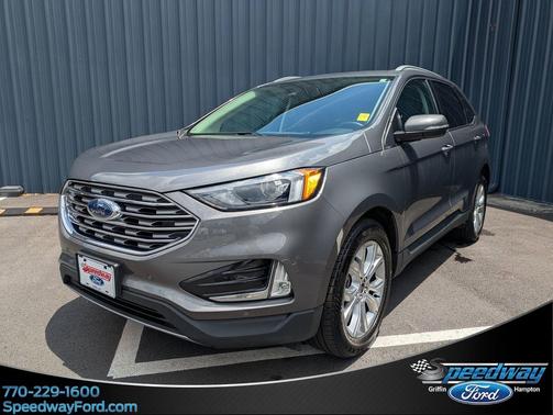 Carbonized Gray Metallic 2024 Ford Edge Titanium