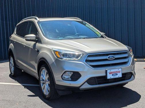 White Gold Metallic 2018 Ford Escape Titanium