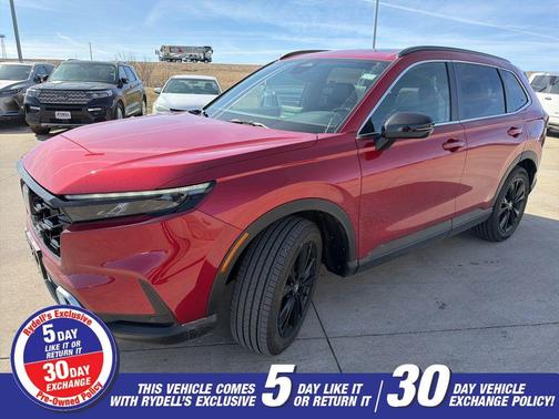 Radiant Red Metallic 2025 Honda CR-V Hybrid Sport Touring AWD