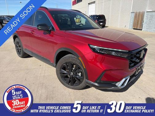 Radiant Red Metallic 2025 Honda CR-V Hybrid Sport Touring AWD