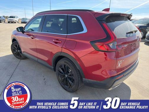 Radiant Red Metallic 2025 Honda CR-V Hybrid Sport Touring AWD