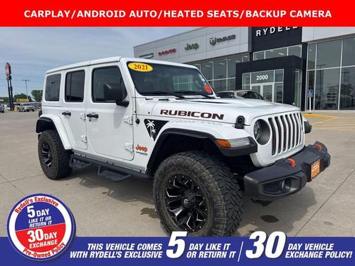 Bright White Clearcoat 2021 Jeep Wrangler Unlimited Rubicon