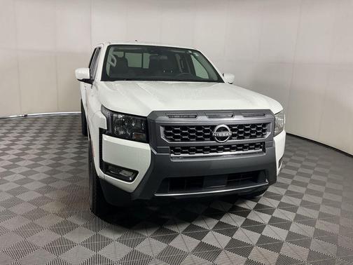 Glacier White 2025 Nissan Frontier SV