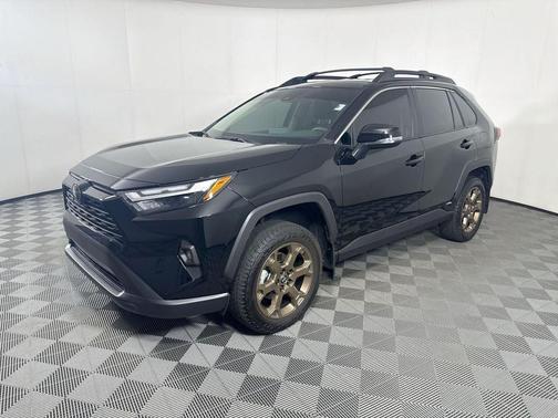 Midnight Black Metallic 2025 Toyota RAV4 Hybrid Woodland Edition