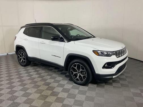 Bright White Clearcoat 2025 Jeep Compass Limited