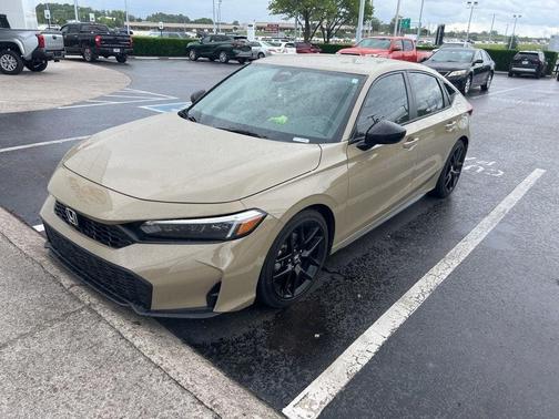 Beige 2026 Honda Civic Sport