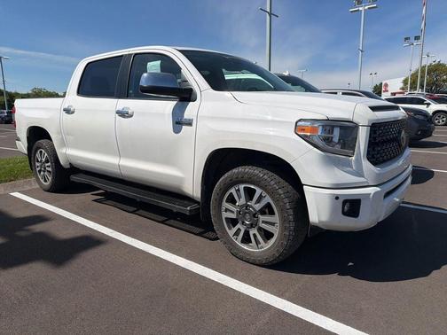 Super White 2020 Toyota Tundra Platinum