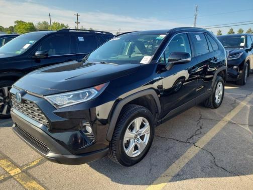 Midnight Black Metallic 2021 Toyota RAV4 Hybrid XLE
