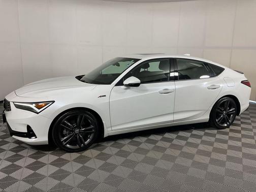 Platinum White Pearl 2024 Acura Integra A-Spec Technology