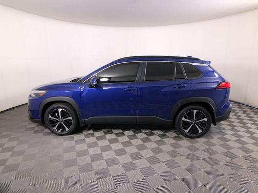 Blue 2024 Toyota Corolla Cross Hybrid XSE