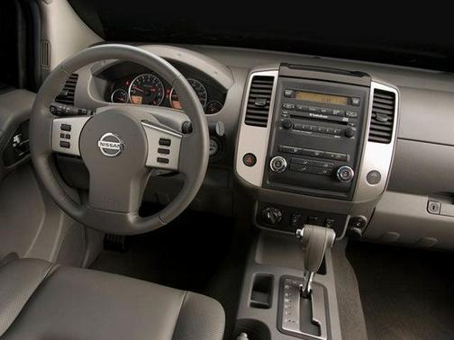 Super Black 2009 Nissan Frontier LE Crew Cab