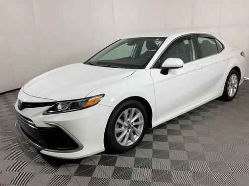 Super White 2021 Toyota Camry LE