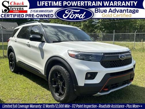 STAR WHITE MET TRI-COAT 2023 Ford Explorer TIMBERLINE