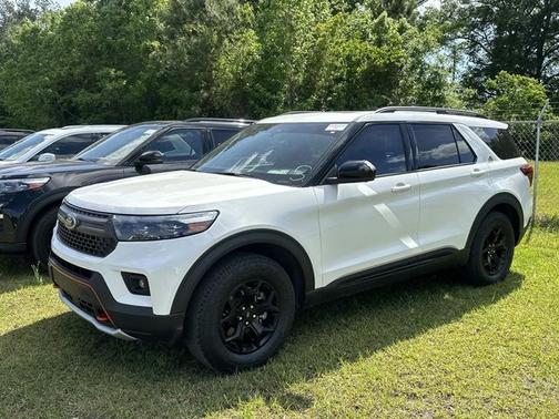 STAR WHITE MET TRI-COAT 2023 Ford Explorer TIMBERLINE