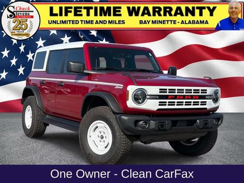 RUBY RED MET TNTD CLEARCOAT 2025 Ford Bronco HERITAGE EDITION
