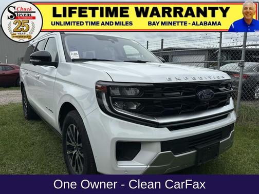 OXFORD WHITE 2025 Ford Expedition PLATINUM