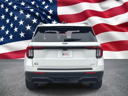 STAR WHITE MET TRI-COAT 2025 Ford Explorer ST-LINE