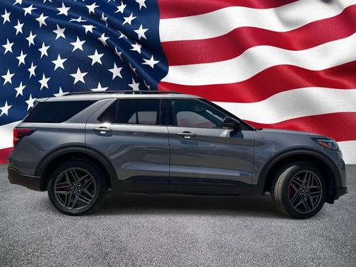 CARBONIZED GRAY METALLIC 2025 Ford Explorer ST-LINE