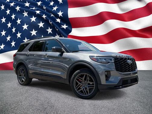 CARBONIZED GRAY METALLIC 2025 Ford Explorer ST-LINE