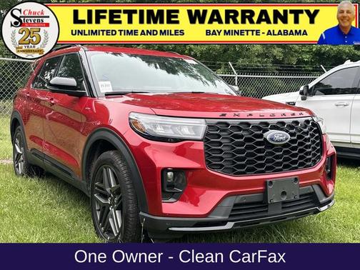 RAPID RED MET TINTED CC 2025 Ford Explorer ST-LINE