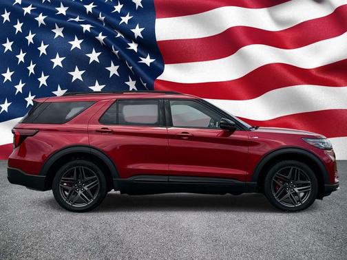 RAPID RED MET TINTED CC 2025 Ford Explorer ST-LINE