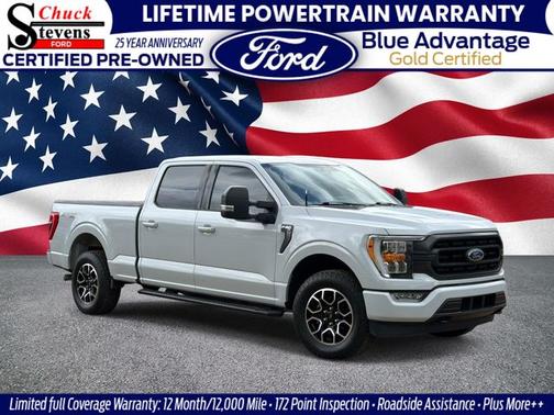 SPACE WHITE METALLIC 2022 Ford F-150 XLT