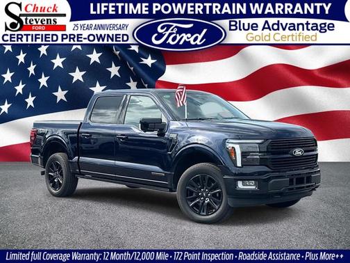 ANTIMATTER BLUE METALLIC 2024 Ford F-150 PLATINUM