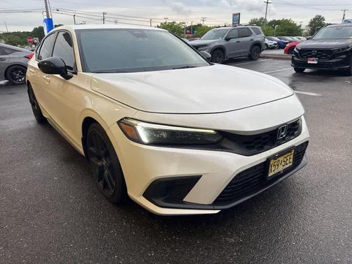 Platinum White Pearl 2023 Honda Civic Sport
