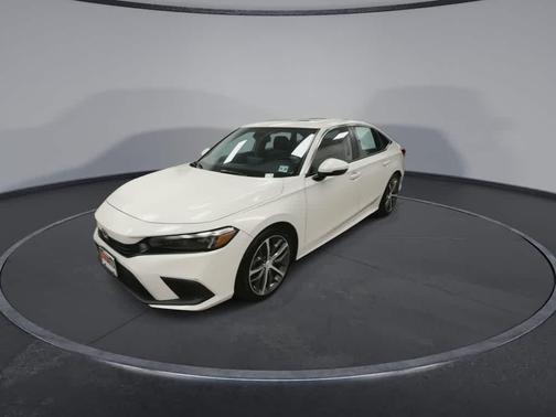 Platinum White Pearl 2023 Honda Civic Touring